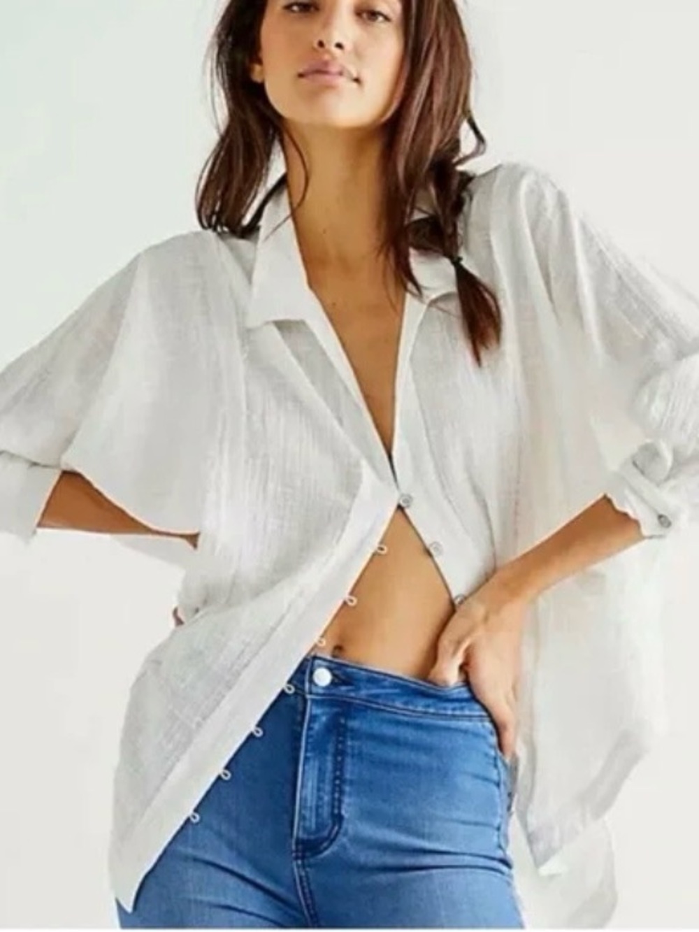 Free People One and Only Buttondown